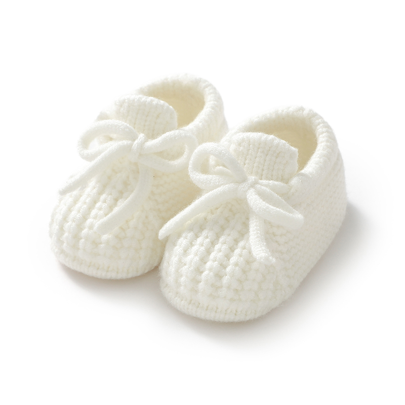 Baby Clothing For Bed - Neugeborenen Baby Schuhe Gestrickte Infant Jungen