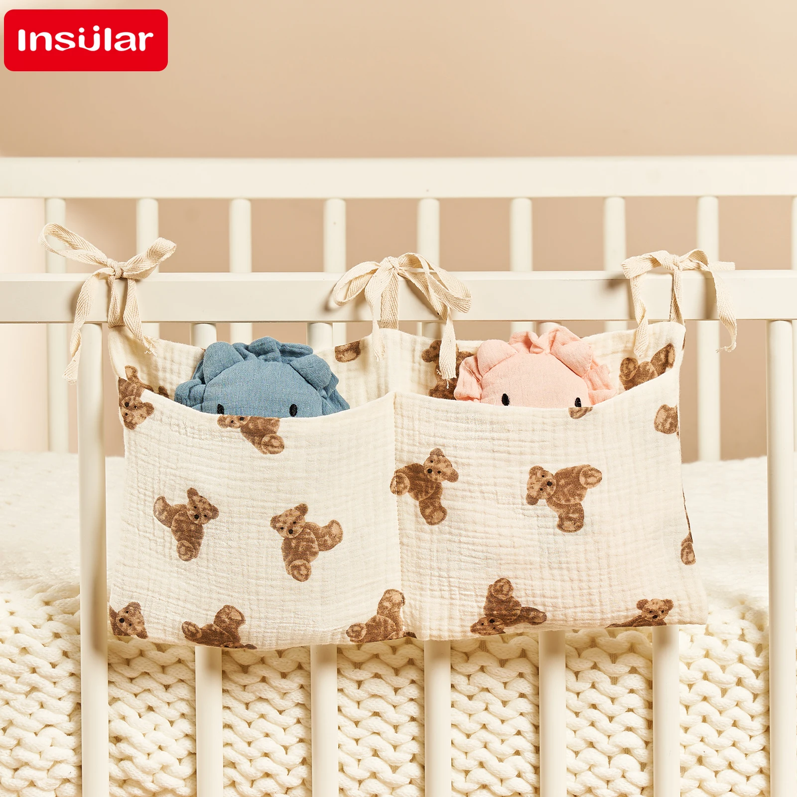 Baby Clothing For Bed - Babybett-Organizer, Kinderbett, Caddy, Bett, Aufbewahrungstasche, 2