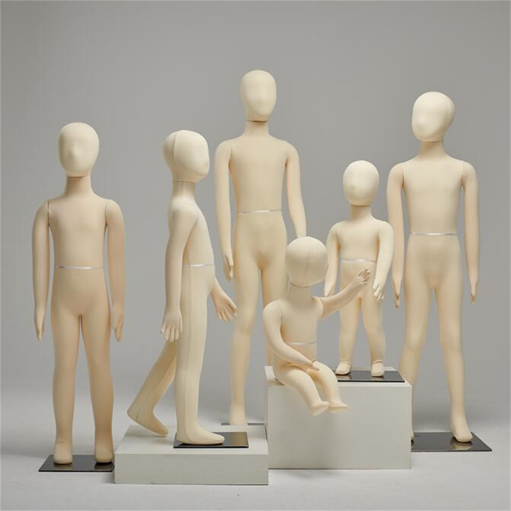 Baby Clothing Display Stand - 1 Stück weißer Kunststoff-Kopf für Babys