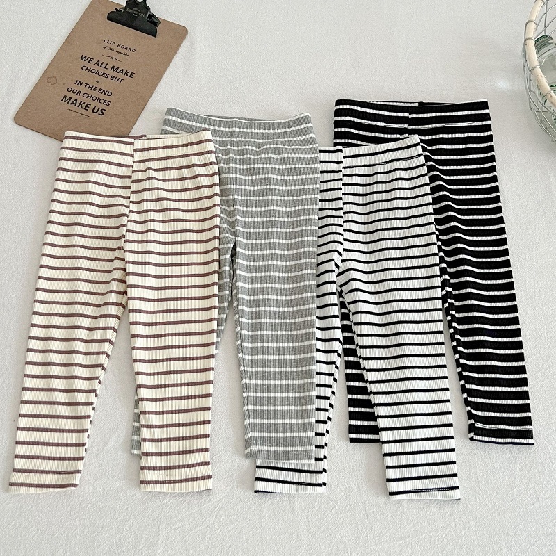 Baby Clothing Dividers - Babykleidung 0-6 Jahre Kinderhosen Gestreifte Baumwoll-Leggings
