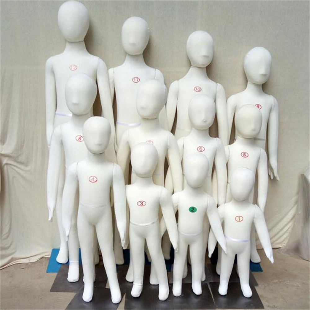 Baby Clothing Display Stand - Baby- und Kinderhandpuppen, Körpermodell mit Baumwollstoff,