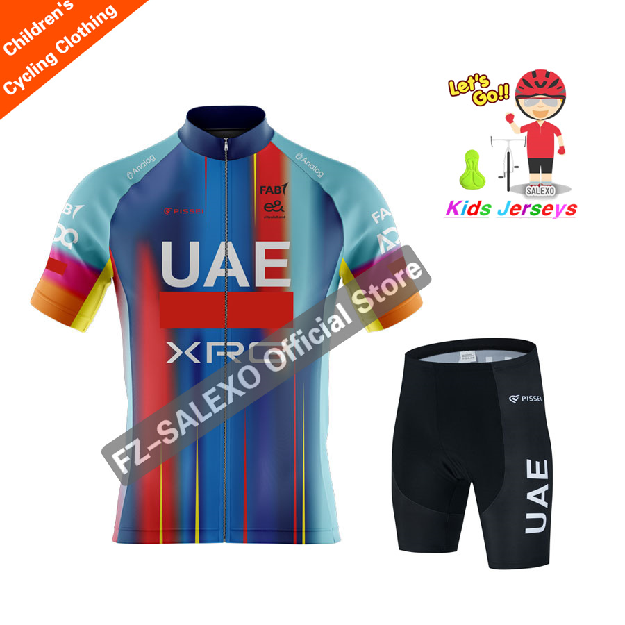 Baby Clothing Uae - VAE Neues Kinder-Radtrikot-Set 2026 für Jungen
