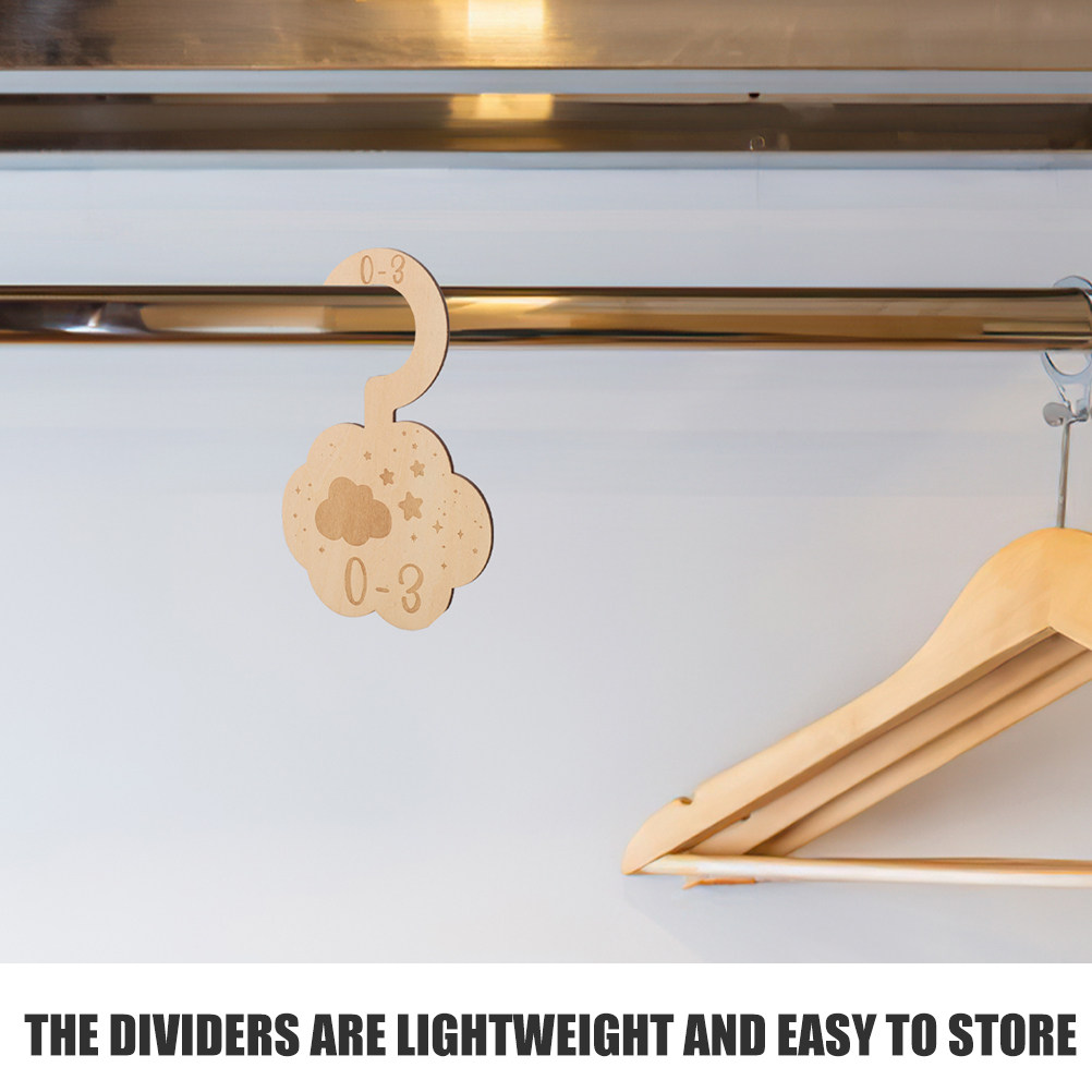 14-teiliger Holz-Kleiderteiler – Baby Clothing Dividers Bewertung und Preis