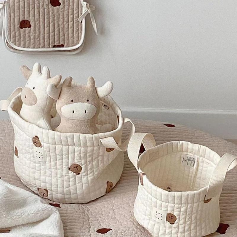Nette Bär Stickerei Windel Tas – Baby Clothing Basket Bewertung und Preis
