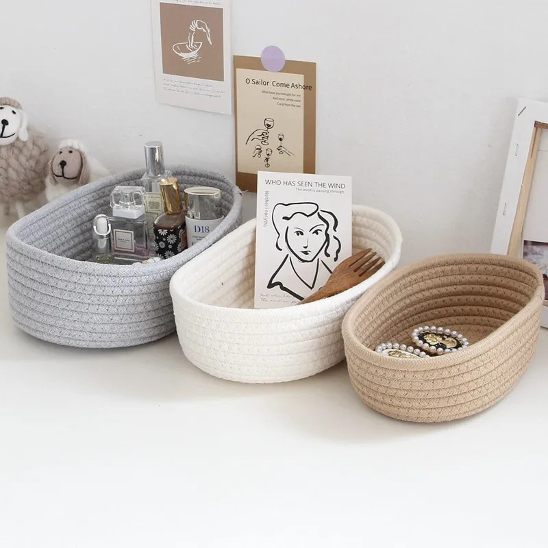 Nordic Baumwolle Seil Gewebt L – Baby Clothing Basket Bewertung und Preis