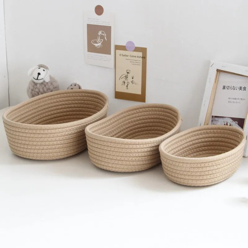 Nordic Baumwolle Seil Gewebt L – Baby Clothing Basket Bewertung und Preis