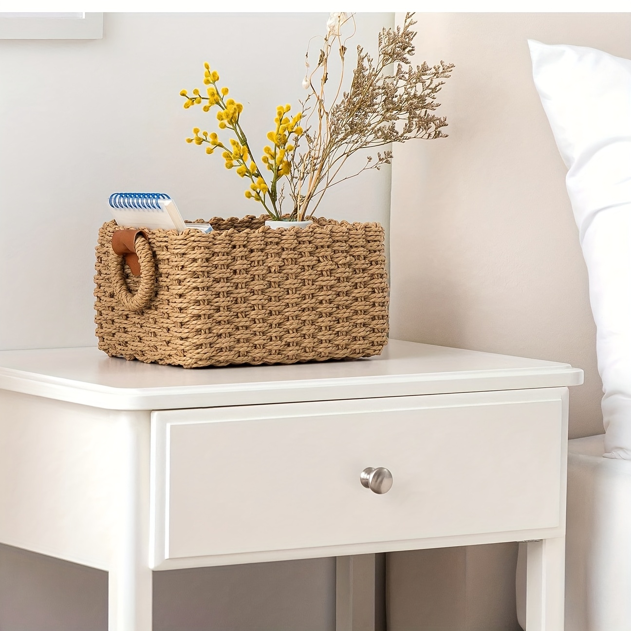 Gewebter Kosmetik-Aufbewahrung – Baby Clothing Basket Bewertung und Preis