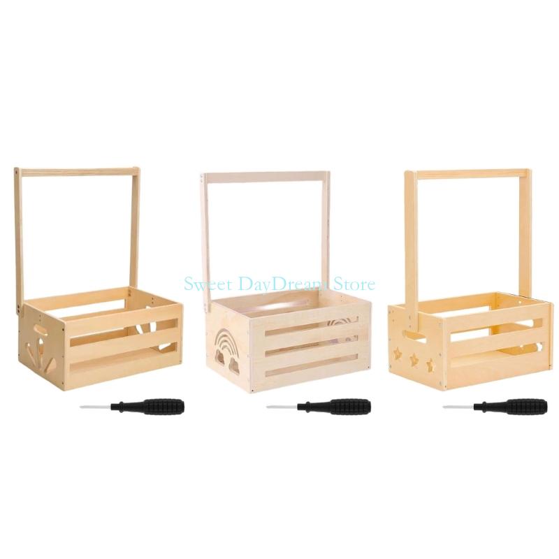 Y88C Holzbabys Geschenkkorb Ki – Baby Clothing Basket Bewertung und Preis