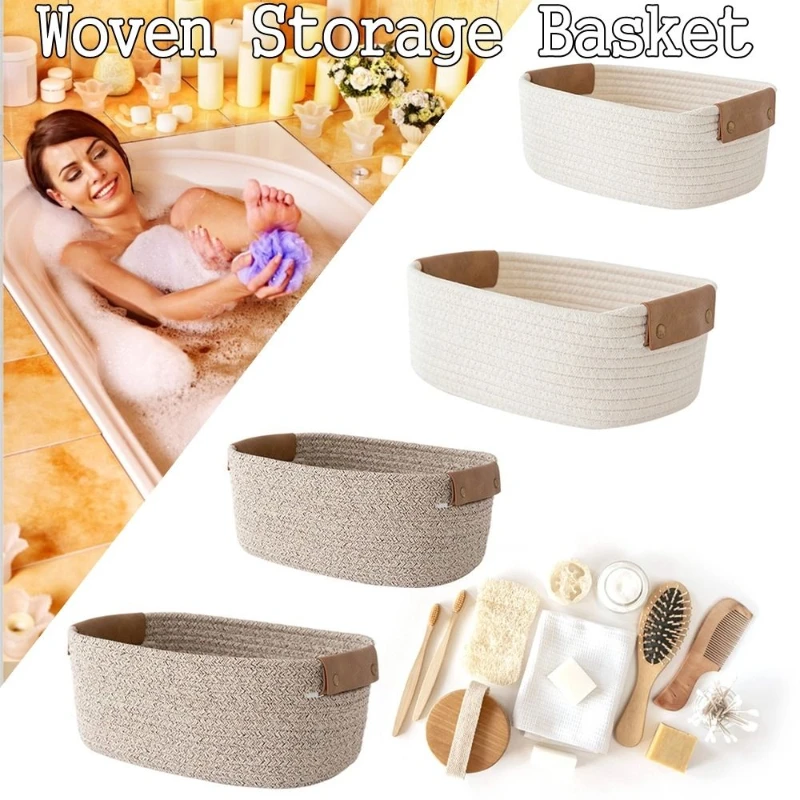 Gewebter Baumwollseil-Schreibt – Baby Clothing Basket Bewertung und Preis